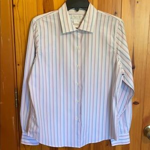 Worthington Non-Iron Cotton Striped Shirt